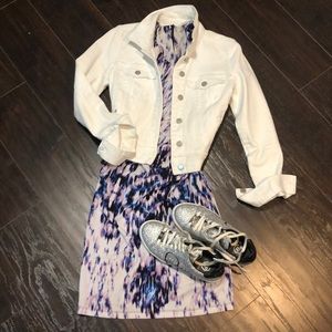 Calvin Klein sleeveless v neck dress